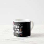 クリスマスのコーヒーを全部飲んでしまう人 エスプレッソカップ (正面右)