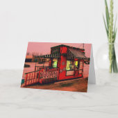 クリスマスのコーヒーカード シーズンカード (正面)