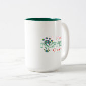 クリスマスのコーヒーマグが美味しい ツートーンマグカップ (正面右)