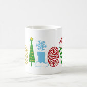 クリスマスのコーヒー・マグの家の装飾を信じて下さい コーヒーマグカップ (中央)