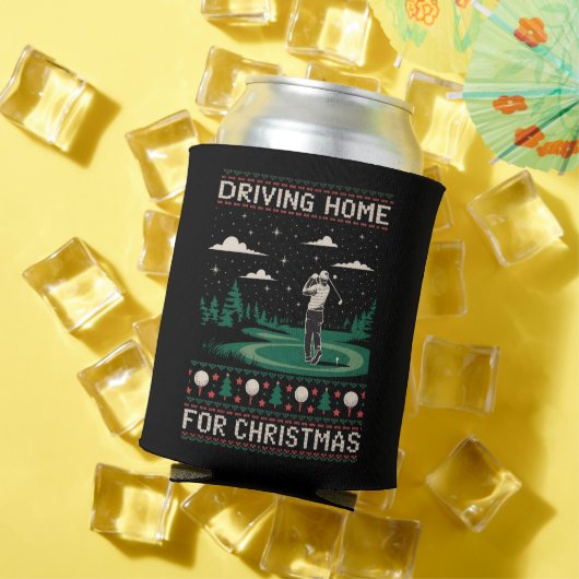 クリスマスのゴルフ帰宅に面白いアレなXmas 缶クーラー (インサイチュ 夏)