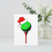 クリスマスのゴルフ シーズンポストカード (スタンド正面)