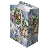 クリスマスのゴールデンベル ミディアムペーパーバッグ (正面アングル)