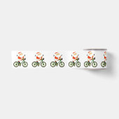 クリスマスのサイクリストギフト サテンリボン (正面)