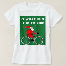 クリスマスのサイクリンググッズ Tシャツ