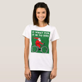 クリスマスのサイクリンググッズ Tシャツ (正面フル)