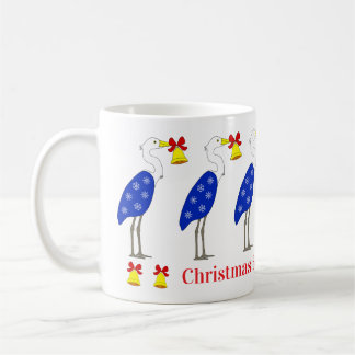 クリスマスのサギ マグカップ