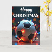 クリスマスのサッカード カード (黄色い花)