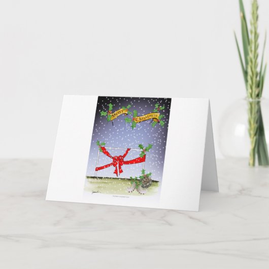 クリスマスのサッカーファン シーズンカード (正面)