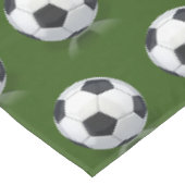 クリスマスのサッカーボール テーブルクロス (アングル)