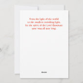 クリスマスのサボテンとメリークリスマス。 シーズンカード (裏面)