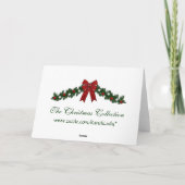 クリスマスのサンキューカード シーズンカード (裏面)