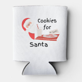 クリスマスのサンタさんへのクッキー 缶クーラー