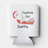 クリスマスのサンタさんへのクッキー  缶クーラー (裏面)