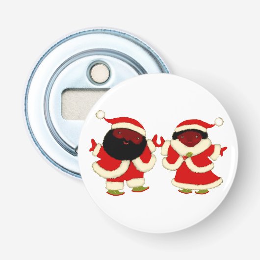クリスマスのサンタとナナ 栓抜き (正面)