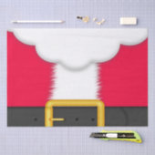 クリスマスのサンタのスーツのティッシュペーパー 薄葉紙 (クラフト)