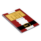 クリスマスのサンタのノート ノートブック (右側)