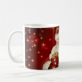 クリスマスのサンタのマグ コーヒーマグカップ (左)