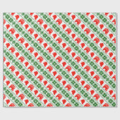 クリスマスのサンタの共和党員パターン ラッピングペーパー (フラット)