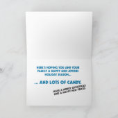 クリスマスのサンタカード シーズンカード (内部)