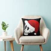 クリスマスのサンタクロースのスカル クッション (椅子)