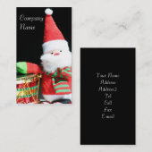 クリスマスのサンタクロースの名刺 名刺 (正面/裏面)