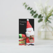 クリスマスのサンタクロースの名刺 名刺 (スタンド正面)