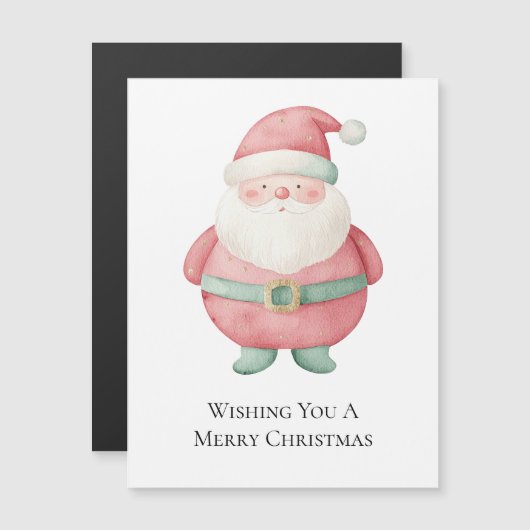 クリスマスのサンタクロース (正面/裏面)