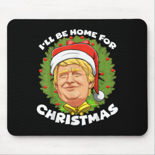 クリスマスのサンタクロース トランプ クリスマスに帰ります 20 マウスパッド