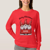 クリスマスのサンタノーム トラック Tシャツ (正面)