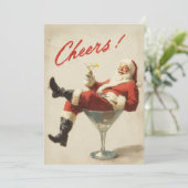 クリスマスのサンタホリデー チェアーズ シーズンカード (スタンド正面)