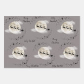 クリスマスのサンタ ラッピングペーパーシート (正面3)