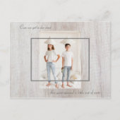 クリスマスのシックな木の写真をDo-Overで入手できるか ポストカード (正面)