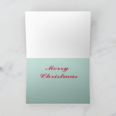 クリスマスのシャチのサンファン島のメリークリスマス シーズンカード (内部)