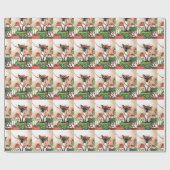 クリスマスのシャム猫のギフト用包装紙の包装紙 ラッピングペーパー (フラット)