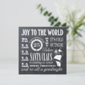 クリスマスのシャルボードアート シーズンカード (スタンド正面)