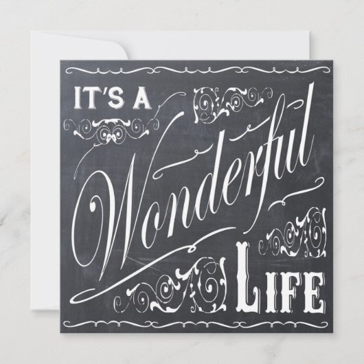 クリスマスのシャルボード シーズンカード (正面)