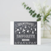 クリスマスのシャルボード シーズンポストカード (スタンド正面)