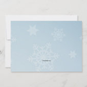 クリスマスのシャワーの招待状 招待状 (裏面)