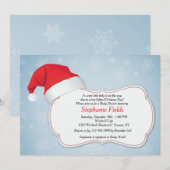 クリスマスのシャワーの招待状 招待状 (正面/裏面)