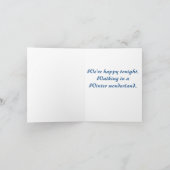 クリスマスのシルクハット シーズンカード (内部)