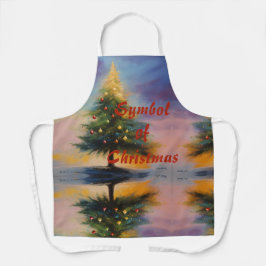 クリスマスのシンボル エプロン