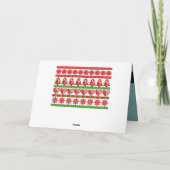 クリスマスのシンボル カード (裏面)