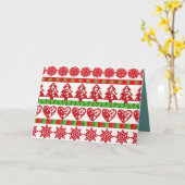 クリスマスのシンボル カード (黄色い花)