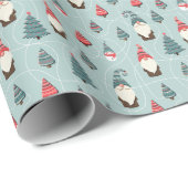 クリスマスのシームレスなパターンと格言、クリスマス ラッピングペーパー (ロールコーナー)