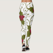 クリスマスのシームレスなパターン レギンス (裏面)