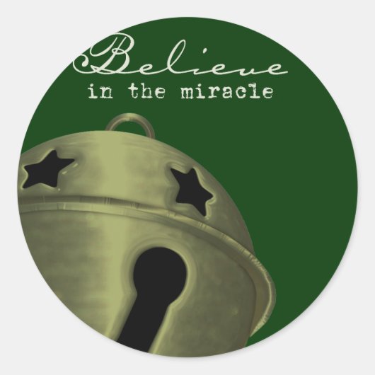 クリスマスのシール ラウンドシール (正面)