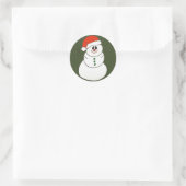 クリスマスのシール ラウンドシール (バッグ)