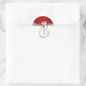 クリスマスのシール ラウンドシール (バッグ)