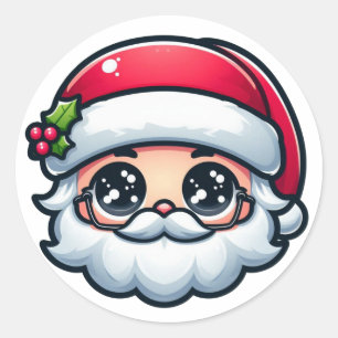 クリスマスのシール ラウンドシール